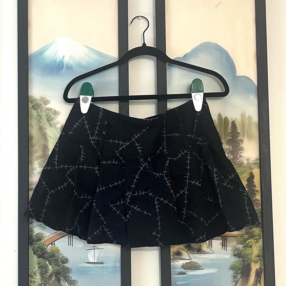 Black Stitch Style Skirt